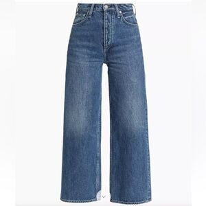 RAG & BONE Corso Andi High Rise Cropped Wide Leg Jeans 23 NWT